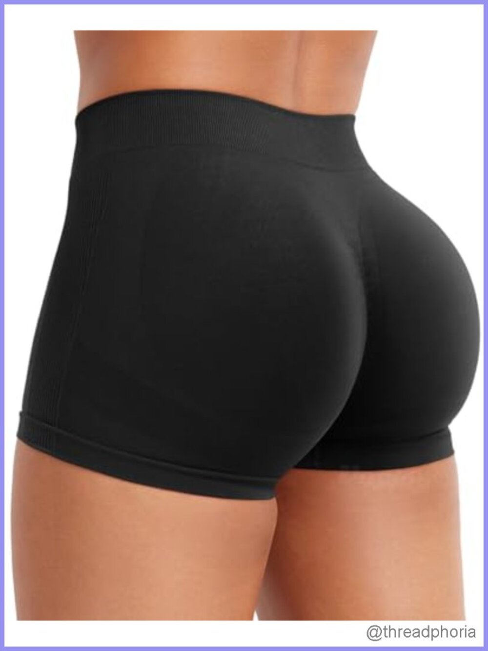 Seamless Low Rise Scrunch Booty Shorts 2.5" Biker Workout Yoga